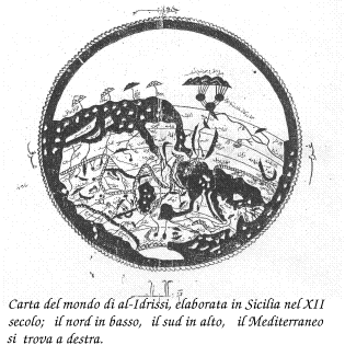 carta geografica di al-Idrissi 